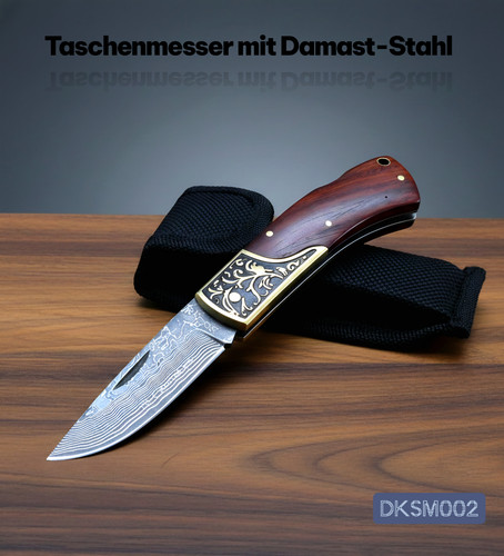 Taschenmesser damast stahl - damast,
