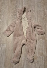 Kinder Baby Overall H&M GR 74 Teddy Pink Gefüttert Winter Anzug