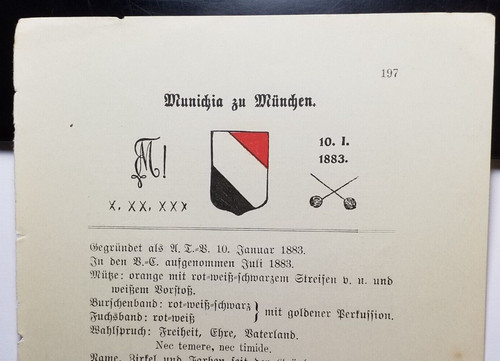Turnerschaft munichia - turnerschaft, zu