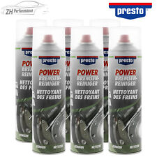 6x presto Power Bremsenreiniger Spraydose Bremsen Spray Teilereiniger 500ml