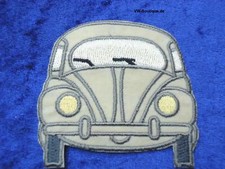 + VOLKSWAGEN VW Käfer Aufnäher / Sticker / Patch    Front ++++ beige +++