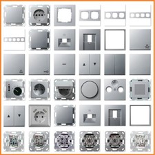 Gira system alu silber - alu,