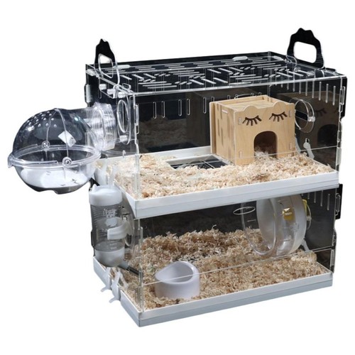 Acryl hamsterhaus mit - acryl, etagen
