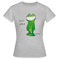 Janosch Günter Kastenfrosch Just Smile Frauen T-Shirt