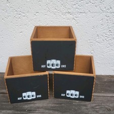 3 X Jägermeister  Echtholz