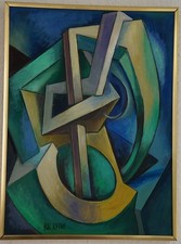 Bild Original Ölgemälde Surrealismus abstrakt Avantgarde Gemälde signiert 