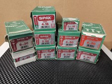 10x Spax Schrauben 6 X 30 40 50 60 70 90 / 5 X 60 / 4 X 16 15kg