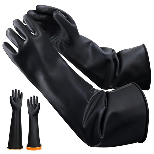 Lange gummihandschuhe - 22",