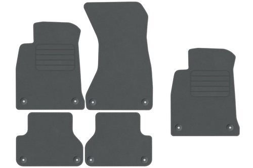 Velours fußmatten für audi - für,