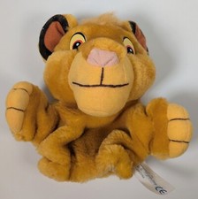 Vintage Simba Mini Handpuppe für Kind Disney König der Löwen