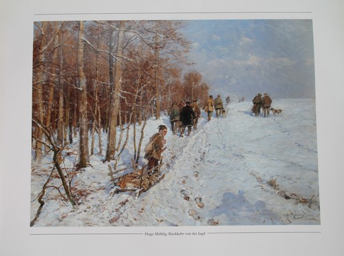 Rückkehr von der jagd - der,