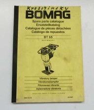 BOMAG BT 65 Vibrationsstamper Ersatzteilliste Original 1997