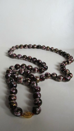Halskette kette cloisonne - halskette,