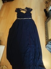 ballkleid lang 38 königsblau 