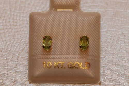 Feinste peridot ohrstecker 5 - -,