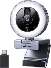 UGREEN 2K Webcam mit Ringlicht