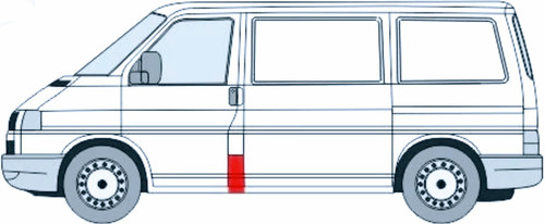 Reparaturblech bus - reparaturblech, t4