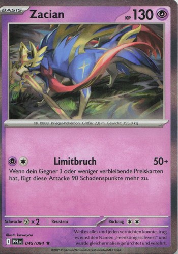 Pokémon zacian fatale - pokémon,