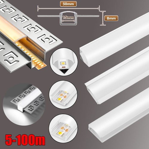 Led aluprofil 50m - 5-50m, alu