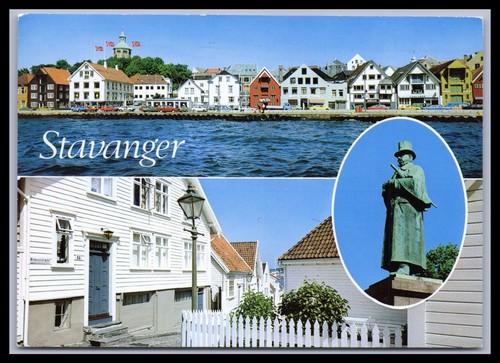 Ansichtskarte stavanger - ansichtskarte,