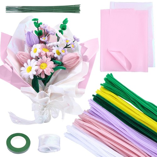 Pfeifenreiniger blumen set zum - pfeifenreiniger,