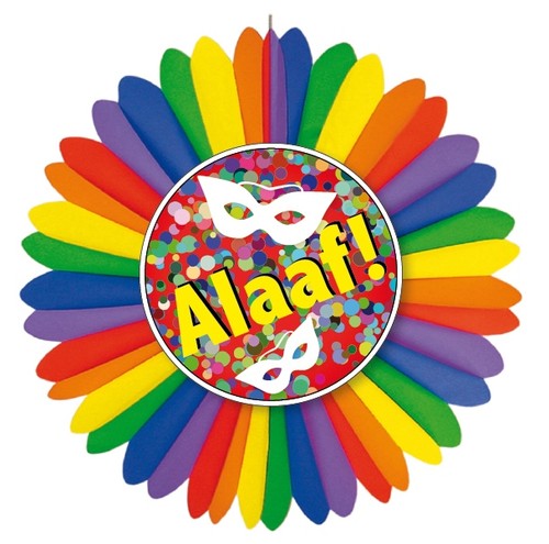 Dekofächer karneval alaaf - -,