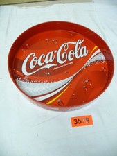 3579.     gebr. Tablett Coca Cola Serviertablett Plastik Werbeartikel