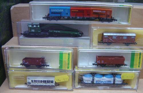 Trix konvolut güterwagen m - trix,