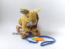Tchibo Plüsch Hase Kaninchen Nachziehtier auf Rollen Stofftier Plüschtier (T215)