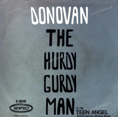 Donovan the hurdy gurdy - donovan, man
