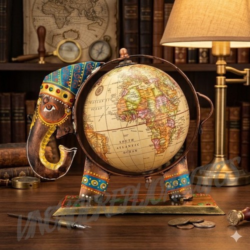 Deko elefant globus - deko,
