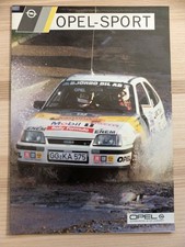 OPEL SPORT Kadett E GSi Manta 400 Corsa A Gruppe A und B Prospekt 1985 Brochure
