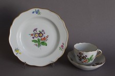 Meissen Bunte Blumen 3-tlg