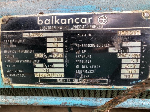 Kran winde balkancar - kran,