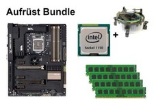 Bundle ASUS Sabertooth Z87 + Intel Core i3 i5 i7 CPU + 4GB bis 32GB RAM wählbar