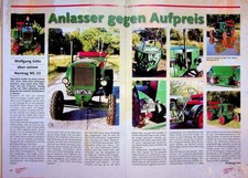 Schlepper Post 01/2005 Normag NG 22 in einer seltenen Vorstellung auf 2 Seiten