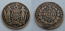 BRITISH  NORTH  BORNEO  :  1 Cent 1889 H