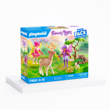 PLAYMOBIL 71800 – Princess Magic+ Starter Pack | Magische Waldfeen & Tiere | 42