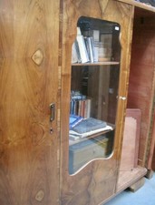 Bücherschrank Nussbaum um 1940