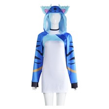 Blue Derpy Tiger Shrug Cat