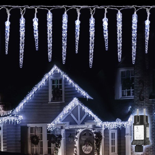 Led lichterkette eiszapfen - led,