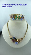 Trifari demi parure - demi,