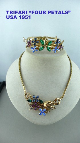 Trifari demi parure - trifari©,