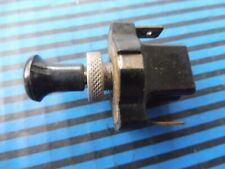 Oldtimer Zugschalter Schalter 2-stufig schwarz 8mm Bohrung