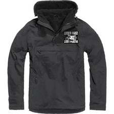 Schlupfjacke Windbreaker GEFÜTTERT Motorrad Lieber Rost statt Plastik Zweitakt 