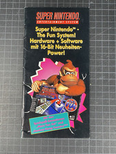 Super Nintendo - The Fun System! | Flyer / Werbung | SNES | Nintendo  1994/95
