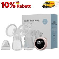 🔥Lagerräumung!Elektrische Doppel Milchpumpe 3Modi Abpumpen flexibel Muttermilch