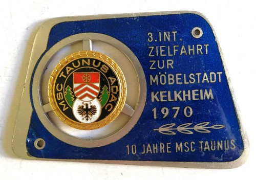 Plakette int zielfahrt zur - 3.,