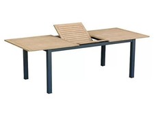 Gartentisch Carina, 180 x 100 x 75 cm, Akazie, Teak braun, ausziehbar - B