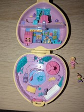 Polly Pocket Strollin' Baby Babysitting Dose Herz Bluebird Herz Gelb